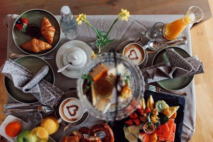 Schlemmerfrühstück am Anreisetag