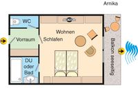 Hotel Sonne - Double room "Arnika"