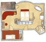 Hotel Tuxertal - Familiensuite Wald