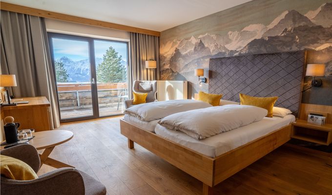 Hotel Zimmer: PLUS Doppelzimmer "Bergblick" **** - Biohotel Eggensberger