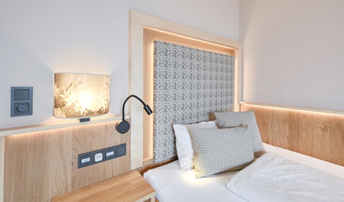 Hotel Room: SUPERIOR Single Room "Edelweiss" - Biohotel Eggensberger