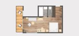 Biohotel Schweitzer - Wohn-Schlafzimmer