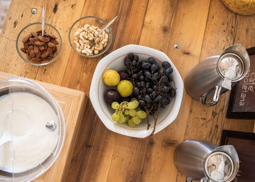 Biohotel La Casa die Melo: Frühstück - Casa di Melo, Siracusa, Sizilien, Italien