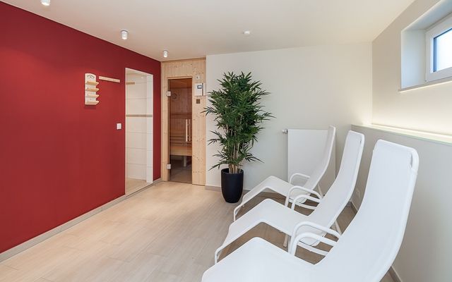 Relaxbereich der Sauna