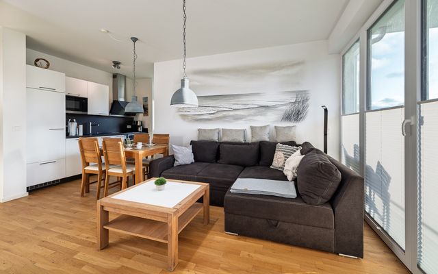 Wohnbereich mit Küche