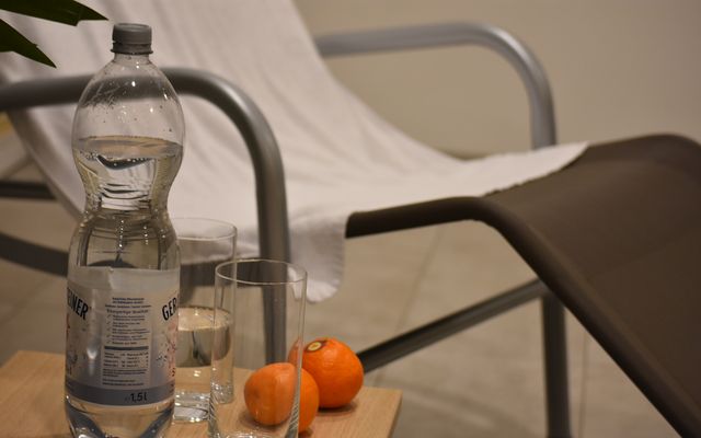 Relaxbereich der Gemeinschaftssauna