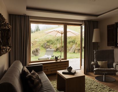 Berghotel Schlossanger Alp: HINTERE GARTEN Suite