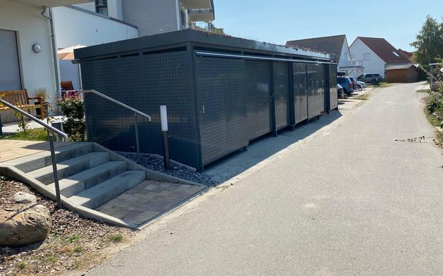 abschließbarer Fahrradraum