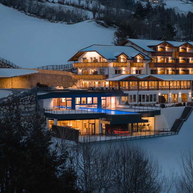 Panorama Hotel Huberhof in Meransen, Trentino-Südtirol, Italien