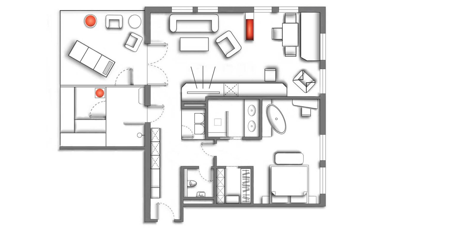 Hotel Zimmer: Riml´s Luxus Chalet - Ski | Golf | Wellness  Hotel Riml 