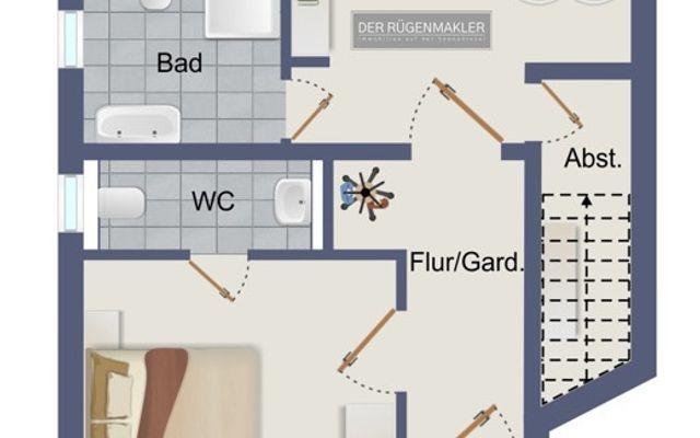 Grundriss Fewo "Moin"