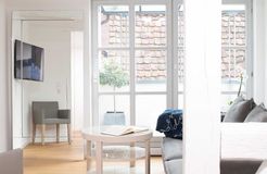 Biohotel Chez Douverne: Appartement Bien Dormi - Hästens Boutique Biohotel – chez Douverne, Sommerach, Fränkisches Weinland, Bayern, Deutschland