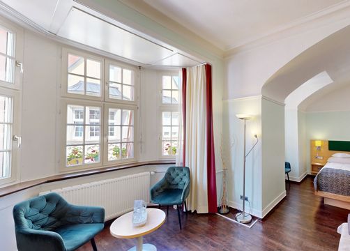 Biohotel Barbara Freiburg Junior Suite (1/2) - Bio Boutique Hotel Barbara