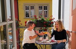 Bio Boutique Hotel Barbara: Frühstück auf Terrasse - Bio Boutique Hotel Barbara, Freiburg im Breisgau, Schwarzwald, Baden-Württemberg, Deutschland